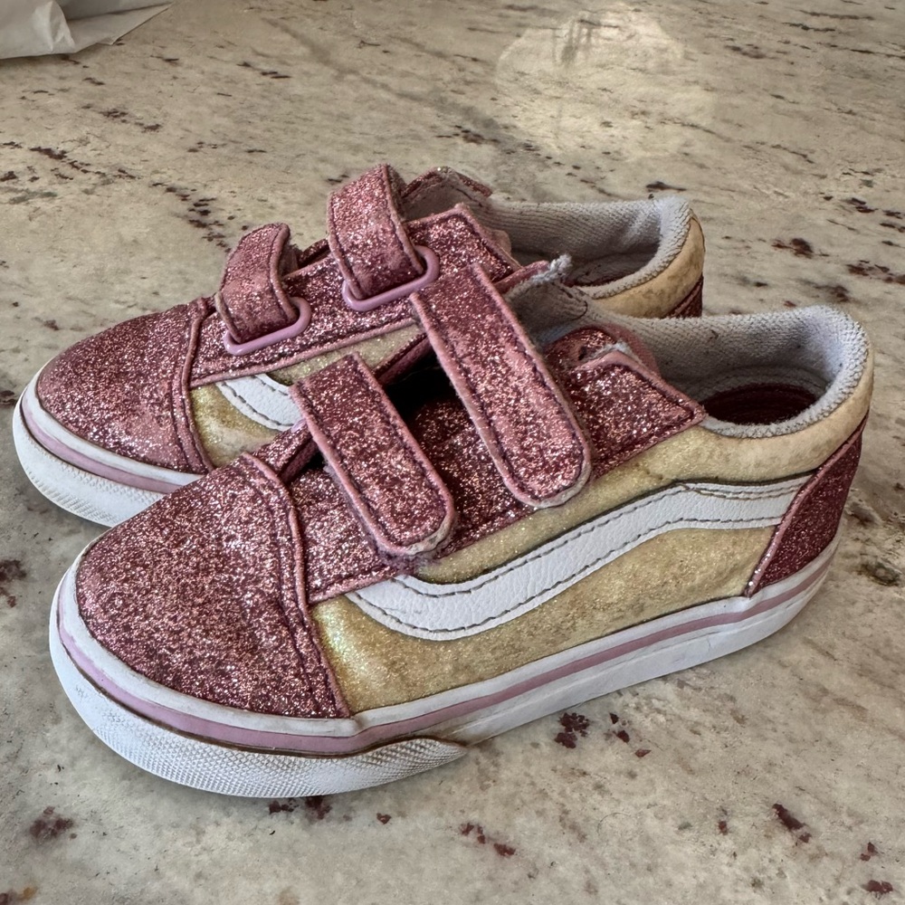 Toddler glitter vans